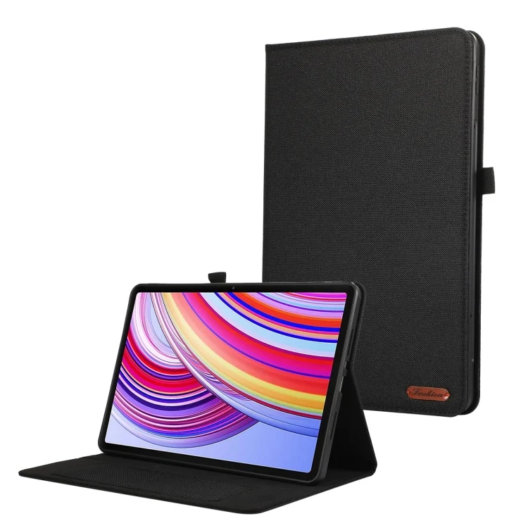 Fabric Texture Horizontal Flip Leather Tablet Case, For Xiaomi Redmi Pad Pro 12.1, For Xiaomi Pad 6S Pro 12.4, For Xiaomi Redmi Pad SE