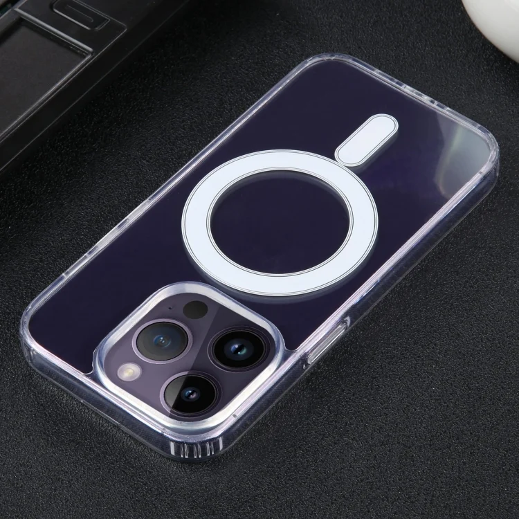 EDA005687601A_3.webp GEBEI MagSafe Magnetic Transparent Phone Case, For iPhone 15 Pro Max, For iPhone 15 Pro, For iPhone 15 Plus, For iPhone 15 - Image 4