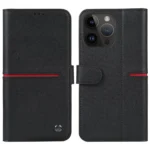 GEBEI Top-grain Horizontal Flip Leather Phone Case, For iPhone 15 Pro Max, For iPhone 15 Pro, For iPhone 15 Plus, For iPhone 15