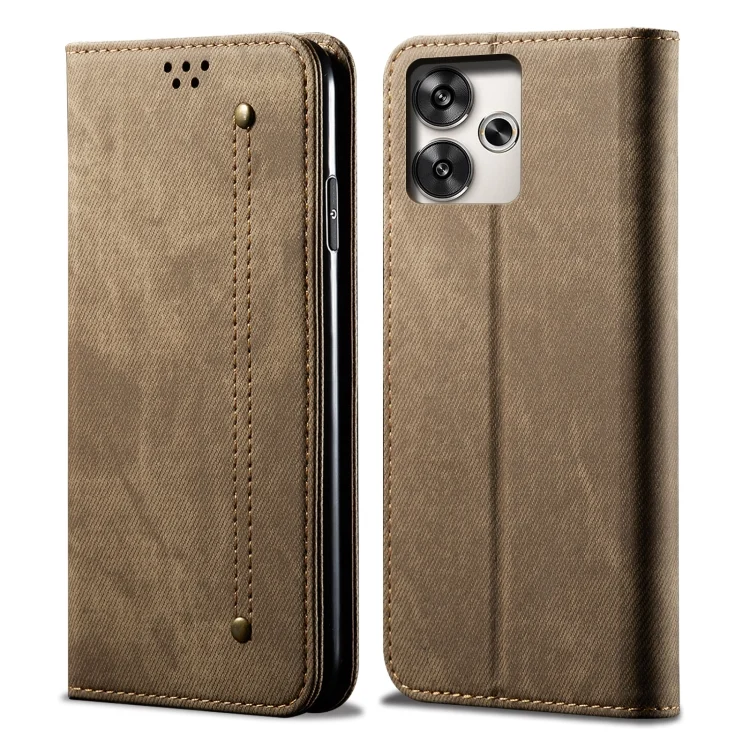 Denim Texture Casual Style Horizontal Flip Leather Case, For Xiaomi Redmi 13 4G Global, For Xiaomi Redmi Turbo 3, For Xiaomi Redmi Note 13 4G Global, For Xiaomi Redmi 13C 5G Global...