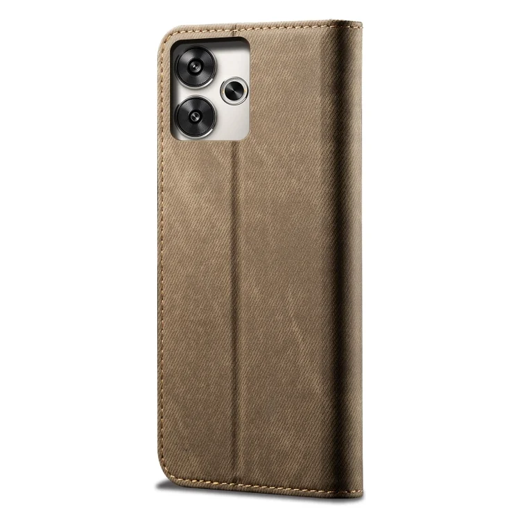 EDA005694711A_2.webp Denim Texture Casual Style Horizontal Flip Leather Case, For Xiaomi Redmi 13 4G Global, For Xiaomi Redmi Turbo 3, For Xiaomi Redmi Note 13 4G Global, For Xiaomi Redmi 13C 5G Global... - Image 4