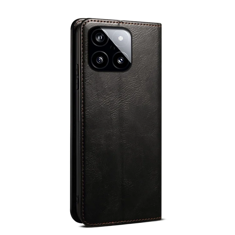 EDA005694906A_2.webp Oil Wax Crazy Horse Texture Leather Phone Case, For Xiaomi Redmi K70/K70 Pro - Image 3