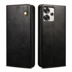 Oil Wax Crazy Horse Texture Leather Phone Case, For Xiaomi Redmi 13 4G Global, For Xiaomi Redmi Turbo 3, For Xiaomi Redmi Note 13 4G Global, For Xiaomi Redmi 13C 5G Global, For Xiaomi Redmi K70E
