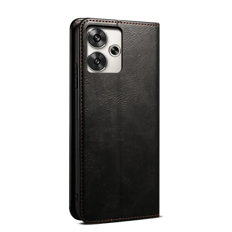 EDA005694911A_2.webp Oil Wax Crazy Horse Texture Leather Phone Case, For Xiaomi Redmi 13 4G Global, For Xiaomi Redmi Turbo 3, For Xiaomi Redmi Note 13 4G Global, For Xiaomi Redmi 13C 5G Global, For Xiaomi Redmi K70E - Image 3