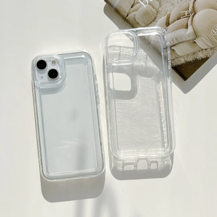 EDA0056976_B2.webp Airbag Transparent  TPU Phone Case, For iPhone 15 Pro Max, For iPhone 15 Pro, For iPhone 15 Plus, For iPhone 15 - Image 3