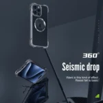 R-JUST RJ51 Hollow MagSafe Magnetic Metal Phone Case, For iPhone 16 Pro Max, For iPhone 16 Pro, For iPhone 16 Plus, For iPhone 16, For iPhone 15 Pro Max, For iPhone 15 Pro, For iPhone 15 Plus... - Image 4