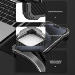 R-JUST RJ51 Hollow MagSafe Magnetic Metal Phone Case, For iPhone 16 Pro Max, For iPhone 16 Pro, For iPhone 16 Plus, For iPhone 16, For iPhone 15 Pro Max, For iPhone 15 Pro, For iPhone 15 Plus... - Image 6