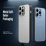 R-JUST RJ52 3-Line Style Metal TPU Shockproof Phone Case, For iPhone 15 Pro Max, For iPhone 15 Pro, For iPhone 15 Plus, For iPhone 15 - Image 2