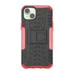 Tire Texture TPU + PC Phone Case with Holder, For  iPhone 15 Plus, For  iPhone 15 Pro Max, For  iPhone 15, For iPhone 15 Pro - Image 2