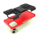 Tire Texture TPU + PC Phone Case with Holder, For  iPhone 15 Plus, For  iPhone 15 Pro Max, For  iPhone 15, For iPhone 15 Pro - Image 5