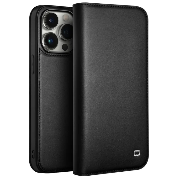 QIALINO Classic Gen2 Genuine Leather Phone Case, For iPhone 15 Pro Max, For iPhone 15 Pro, For iPhone 15 Plus, For iPhone 15