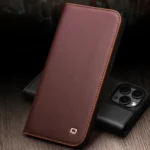 QIALINO Classic Gen2 Genuine Leather Phone Case, For iPhone 15 Pro Max, For iPhone 15 Pro, For iPhone 15 Plus, For iPhone 15 - Image 2