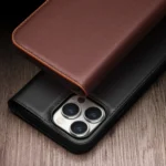 QIALINO Classic Gen2 Genuine Leather Phone Case, For iPhone 15 Pro Max, For iPhone 15 Pro, For iPhone 15 Plus, For iPhone 15 - Image 3