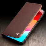 QIALINO Classic Gen2 Genuine Leather Phone Case, For iPhone 15 Pro Max, For iPhone 15 Pro, For iPhone 15 Plus, For iPhone 15 - Image 4