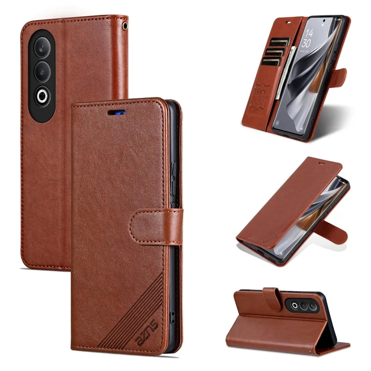 AZNS Sheepskin Texture Flip Leather Phone Case, For OnePlus Nord CE4, For OnePlus Nord CE3, For OnePlus Nord CE4 Lite 5G