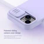 NILLKIN CamShield Liquid Silicone Phone Case, For iPhone 15 Plus - Image 4