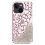 Diamond Style Hollow Heat Dissipation Electroplated  TPU Phone Case, For iPhone 14 Plus, For iPhone 14, For iPhone 14 Pro