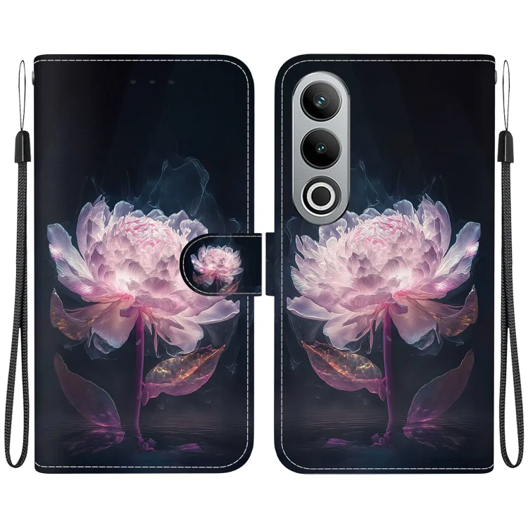 Crystal Texture Colored Drawing Leather Phone Case, For OnePlus Nord CE4 5G