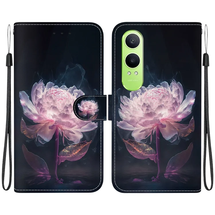 Crystal Texture Colored Drawing Leather Phone Case, For OnePlus Nord CE4 Lite