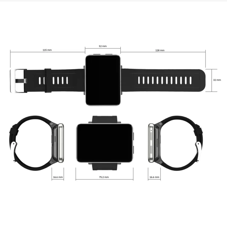 EDA0057864_B12.webp DM100 2.86 inch IPS Full Screen Smart Sport Watch, Support Independent Card Insertion / Multiple Sports Modes / Heart Rate Monitoring / Step Counting - Image 13