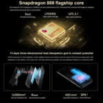Honor X40 GT Racing, 6.81 inch Magic OS 7.0 Snapdragon 888 Octa Core up to 2.84GHz, Network: 5G, OTG, NFC, Not Support Google Play - Image 3