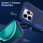 2 in 1 Magnetic PC + TPU Phone Case, For iPhone 16 Pro Max, For iPhone 16 Pro, For iPhone 16 Plus - Image 3