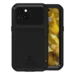 LOVE MEI Metal Shockproof Life Waterproof Dustproof Phone Case, For iPhone 15