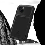 LOVE MEI Metal Shockproof Life Waterproof Dustproof Phone Case, For iPhone 15 - Image 3