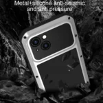 LOVE MEI Metal Shockproof Life Waterproof Dustproof Phone Case, For iPhone 15 - Image 6