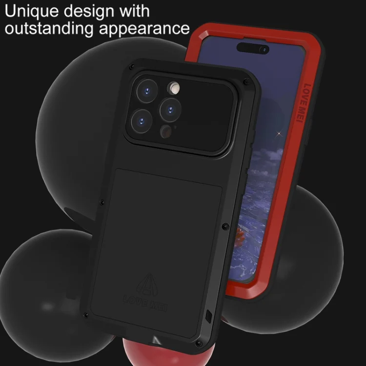 EDA005856604A_4.webp LOVE MEI Metal Shockproof Life Waterproof Dustproof Phone Case, For iPhone 15 Pro Max, For iPhone 15 Pro, For iPhone 15 Plus - Image 5