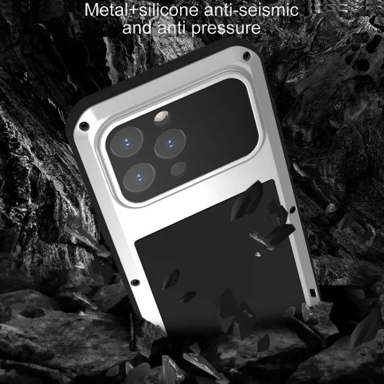 EDA005856604A_5.webp LOVE MEI Metal Shockproof Life Waterproof Dustproof Phone Case, For iPhone 15 Pro Max, For iPhone 15 Pro, For iPhone 15 Plus - Image 6