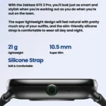 Zeblaze GTS 3 Pro IP68 1.97inch HD Fitness Smart Watch - Image 6