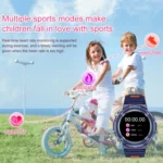 HT19 1.2 inch Round Screen IP68 Children Smart Watch, Support Sleep Monitoring - Image 6