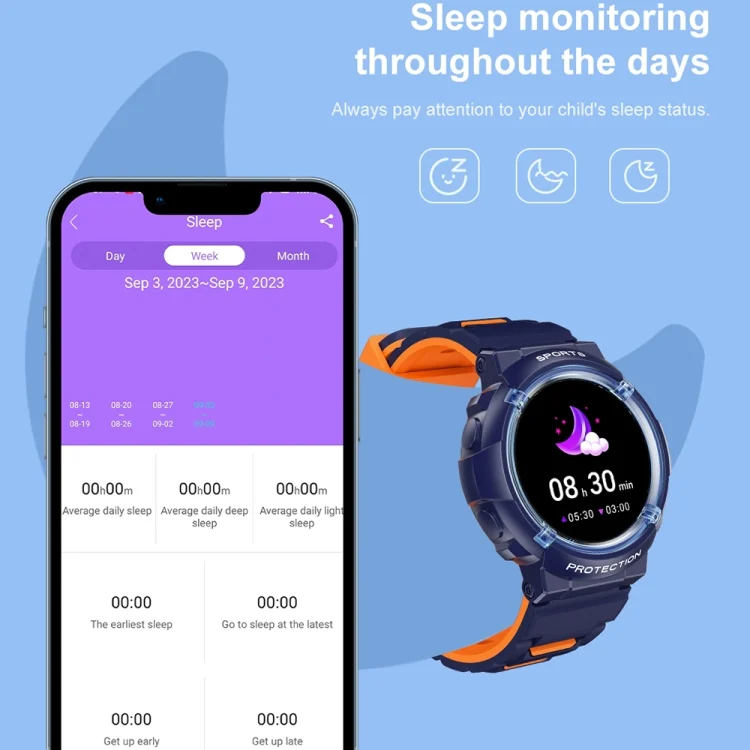 EDA0058639_B8.webp HT19 1.2 inch Round Screen IP68 Children Smart Watch, Support Sleep Monitoring - Image 9