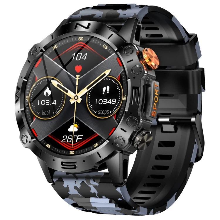 EDA005871401A.webp K59 IP67 BT5.0 1.43inch Smart Watch Support Voice Call / Sleep Detection - Image 1
