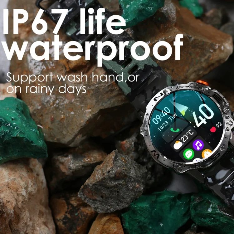EDA0058714_B10.webp K59 IP67 BT5.0 1.43inch Smart Watch Support Voice Call / Sleep Detection - Image 11