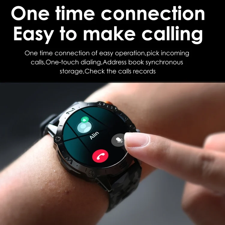 EDA0058714_B3.webp K59 IP67 BT5.0 1.43inch Smart Watch Support Voice Call / Sleep Detection - Image 4
