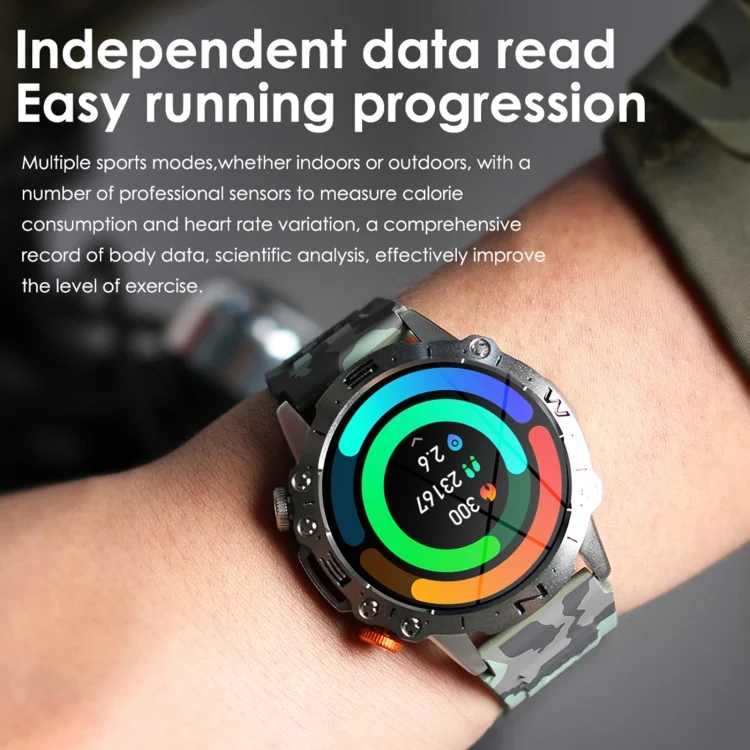 EDA0058714_B4.webp K59 IP67 BT5.0 1.43inch Smart Watch Support Voice Call / Sleep Detection - Image 5