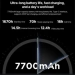 Lenovo K10 Pro 10.6 inch WiFi Tablet, Android 12, MediaTek Helio G80 Octa Core, Support Face Identification - Image 12