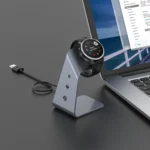 For Venu3 / Venu3S / Vivoactive 5 Portable Metal Charger Holder with Data Function - Image 6