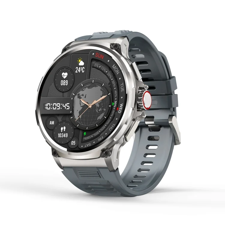 EDA005872201A.webp V69 IP68 BT5.0 1.85inch Smart Watch Support Voice Call / Sleep Detection - Image 1