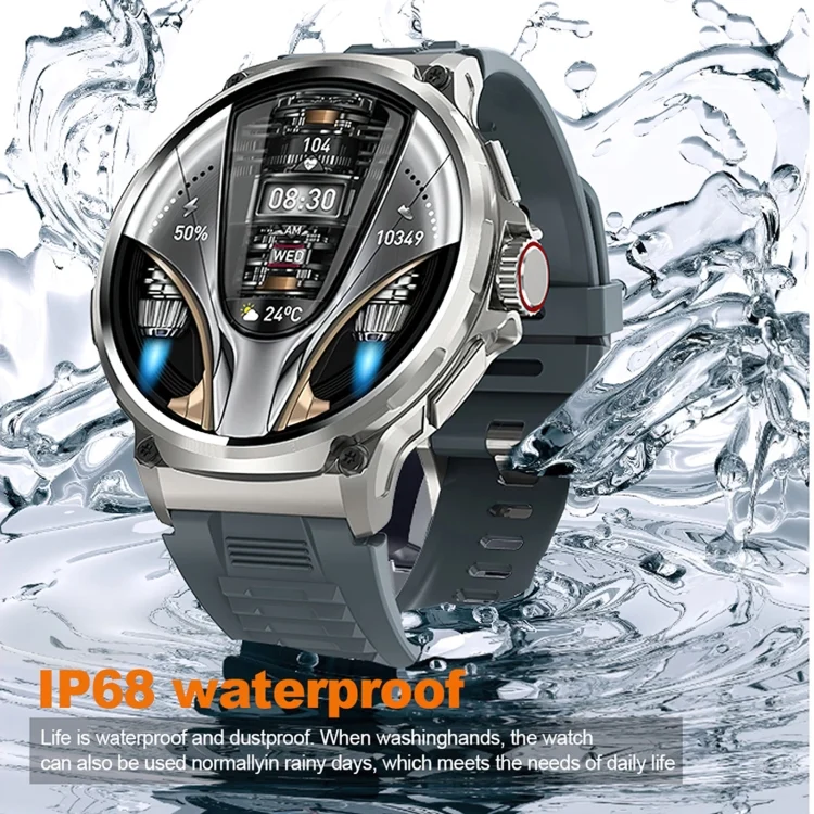 EDA0058722_B8.webp V69 IP68 BT5.0 1.85inch Smart Watch Support Voice Call / Sleep Detection - Image 9