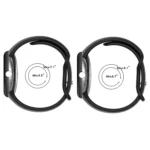 For Google Pixel Watch 2 Solid Color Silicone Watch Band - Image 3