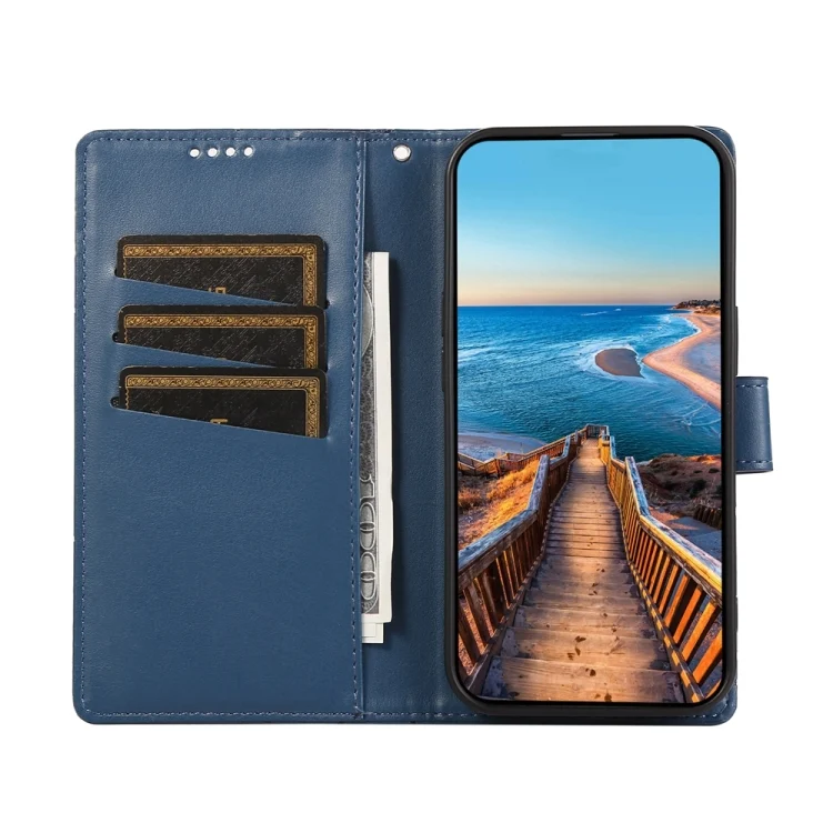 EDA005878160A_3.webp PU Genuine Leather Texture Embossed Line Phone Case, For Xiaomi Redmi A3, For Xiaomi Redmi Note 13 Pro 4G, For Xiaomi Redmi Note 13 4G - Image 4