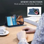 PU Genuine Leather Texture Embossed Line Phone Case, For Xiaomi Redmi A3, For Xiaomi Redmi Note 13 Pro 4G, For Xiaomi Redmi Note 13 4G - Image 5