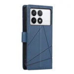 PU Genuine Leather Texture Embossed Line Phone Case, For Xiaomi Poco X6 Pro 5G, For Xiaomi 14 Ultra, For Xiaomi 14 Pro - Image 3
