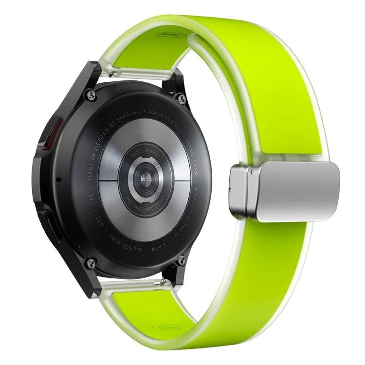 EDA005880001A_1.webp Translucent Magnetic Silver Buckle Silicone Watch Band - Image 3