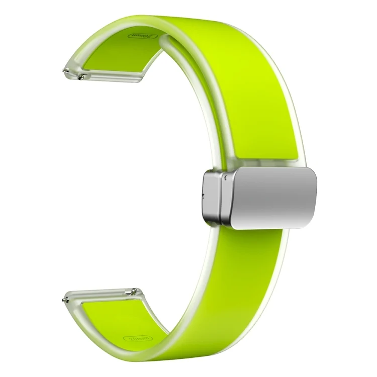 EDA005880001A_2.webp Translucent Magnetic Silver Buckle Silicone Watch Band - Image 4