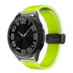 Translucent Magnetic Black Buckle Silicone Watch Band