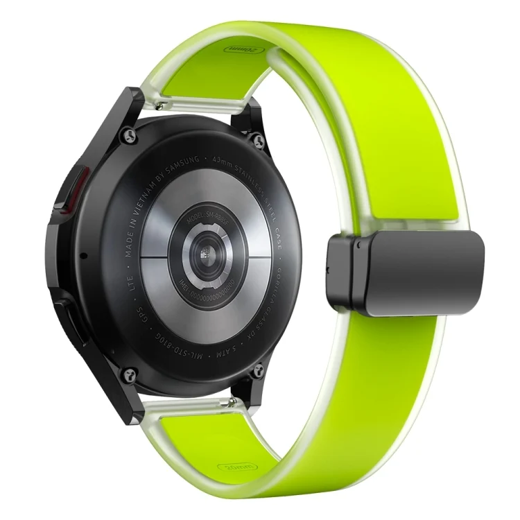EDA005880101A_1.webp Translucent Magnetic Black Buckle Silicone Watch Band - Image 3